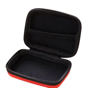 Draagbare kleine harde opbergtas voor oortjes, kabels, munten en kleine accessoires.