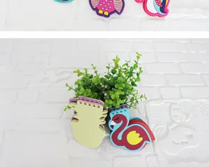 Süßes Cartoon PVC Weichcover Spiral Notizbuch mit tragbaren kreativen Designdetails.