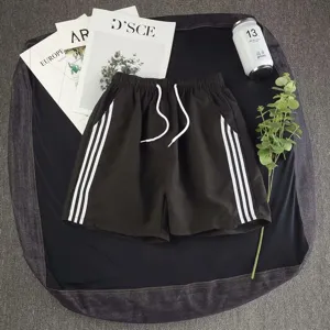Casual mens womens sports shorts summer korean style loose straight fit five-point shorts activewear