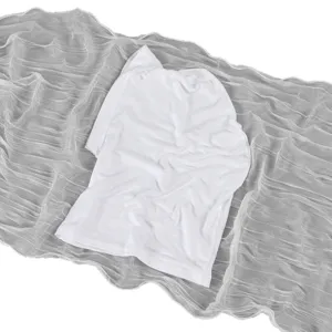 Bonnet turban plisse blanc pour femmes vetement quotidien confortable hijab respirant couvre chef