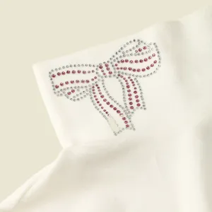 Falso collo in velluto strass fiocco inverno caldo protezione collo moda accessorio