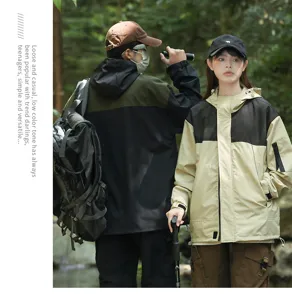 Fall new American outdoor windproof jacket couple casual mountaineering functional coat