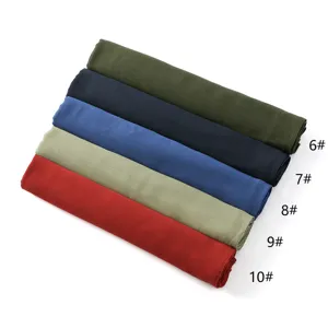 Effen rayon lange sjaal veelzijdige mode hoofddoek sjaal voor vrouwen, meerkleurig.
