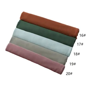 Effen rayon lange sjaal veelzijdige hoofddoek sjaal mode casual accessoire.