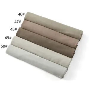 Effen viscose lange sjaal detailweergave, zachte veelzijdige dames mode omslagdoek.