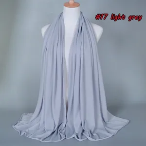 Light grey modal cotton women scarf detail view, soft stretchy breathable fabric closeup.