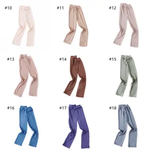 Modal ribbed leggings variant color options showcase grid numbers ten to eighteen comfy