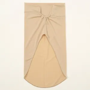 Plain solid color straight slant inner cap detail view for daily Muslim hijab wear.