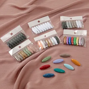 Épingles de sûreté en plastique coloré clips hijab boucles de foulard détail packs