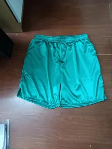 Men satin boxer shorts casual solid color smooth sleepwear comfortable lounge bottom wear