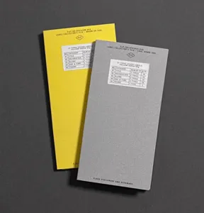 FLG Pergaminpapier Haftnotizen Etikettensammler in Gelb und Grau, 21 Typen Memo-Index.