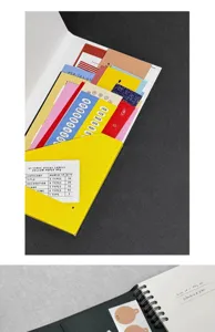 Bunte selbstklebende Indextabellen und Planeraufkleber Set für Büro Notizen und Schulorganisation.