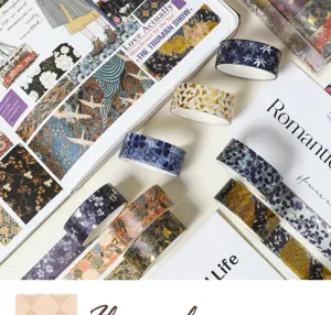 Ästhetisches Washi Tape Set dekorative Klebebänder für Tagebuch Scrapbooking Zubehör