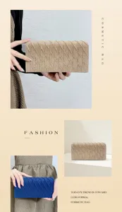 Elegant glitter diamond pattern evening clutch bag for women, stylish party handbag.