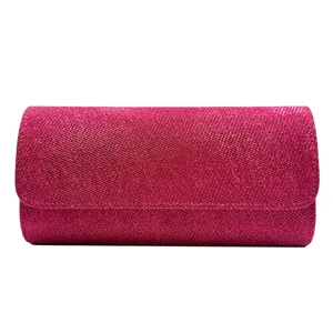 Women sparkly glitter evening clutch bag wedding bridesmaid dress chain flap purse