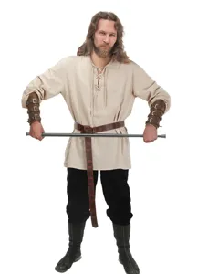 Conjunto de disfraz medieval renacentista para hombre de cuatro piezas ideal Halloween