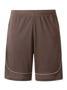 Pantaloncini sportivi da uomo in rete traspirante per corsa fitness allenamento e tempo libero.