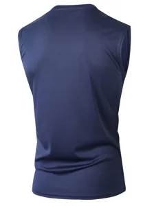 Andriko Athlitiko Fanelaki Stengnoma Grigora Monochromo Slim Fit Gymnasio Askisi Vest
