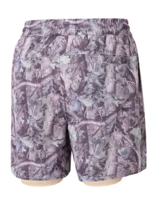 Short de sport camouflage double couche pour homme respirant decontracté avec cordon
