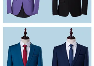 Herren Slim Fit Business Anzug Set Hochzeit Bräutigam Blazer Jacke Krawatte Stil.