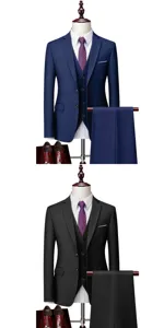 Andriko koustoumi slim fit 3 temachia sakaki gilet pantaloni gamou leptomereia