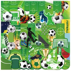 Set di 30 segnalibri di calcio a cartoni animati, segnalibri di carta per libri sport.