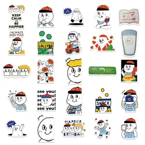 Wasserdichte Cartoon Aufkleber Set für Tagebuch Laptop Handy Dekoration ästhetische Vinyls