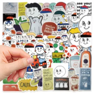 Wasserdichte süße Cartoon Doodle Aufkleber Packung, perfekt zum Dekorieren von Laptops und Flaschen.