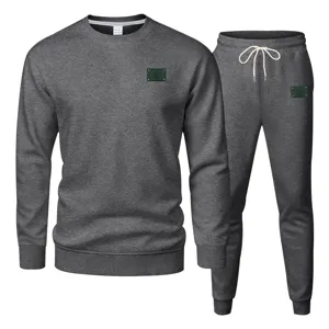 Ensemble sweat-shirt manches longues et pantalon de survêtement homme automne hiver