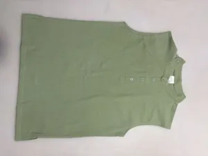 Men's summer casual stand collar sleeveless tank top, comfortable business vest.