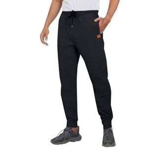 Pantalon De Jogging Tricoté Pour Homme Casual Sport Sweatpants Avec Cordon Noir
