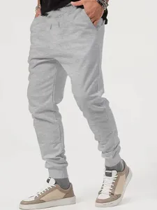 Herren Freizeit Jogginghose graue Sportbekleidung bequeme Baumwolle sweatpants Hose