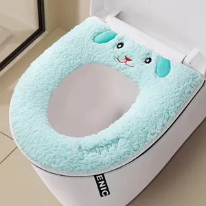 USB beheizbarer ToilettenSitzbezug Winter Plüsch warmes Kissen weiches Vlies universelle Matte