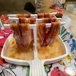 Microwave bacon cooker rack plastic grease draining tray kitchen cooking tool gadget new