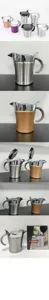 Θερμική σαλτσιέρα από ανοξείδωτο ατσάλι με διπλή μόνωση και καπάκι για την κουζίνα.