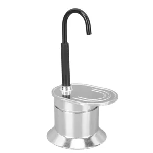 Mini cafetiere italienne moka aluminium tube unique 50ml pour camping et voyage