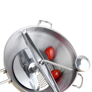 Passaverdure manuale in acciaio inox per purè di frutta e verdura utensile cucina