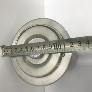 Cubo de cocción de carne de acero inoxidable con termómetro integrado para cocina y estofado.