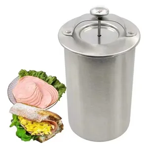 Máquina de Prensa de Cocina de Carne de Hacedor de Jamón de Acero Inoxidable con Termómetro Integrado
