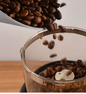 Paletta per caffè in acciaio inox, cucchiaio dosatore professionale per bar e torrefazione.