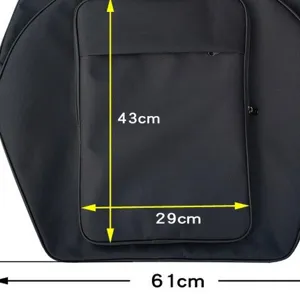Borsa professionale per piatti di batteria da 20 pollici custodia portatile con