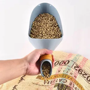 Paletta per Chicchi di Caffè in Acciaio Inossidabile Cucchiaio Dosatore per Caffè di Grande Capacità Paletta per Caffè Commerciale per Caffetteria Strumento da Cucina
