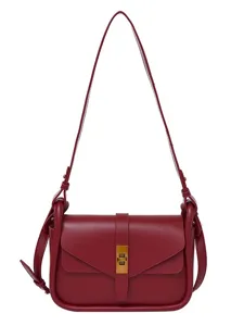 Women retro vintage crossbody shoulder bag luxury soft leather messenger handbag elegant purse