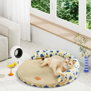 Summer Cooling Cat Bed Washable Rattan Mat Pet Sofa Ice Pad Breathable Small Dog Sleeping Mat Cat Supplies