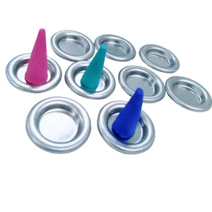 Metal incense tray and colorful cone incense set, simple design for easy daily home use.