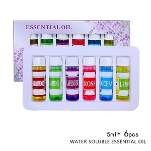 Ensemble d'Huiles Essentielles Dédié à l'Humidificateur Recharge d'Aromathérapie Huile Parfumée Extrait Végétal Maison Bureau