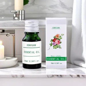 Wateroplosbare Aromatherapie Essentiële Olie Glazen Fles Geurolie Voor Luchtbevochtiger Diffuser