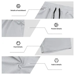 Detailed close up view showing men casual shorts waistband, pocket and soft fabric.