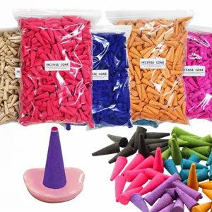 Natural Incense Cones Oriental Zen Fragrance Air Freshening Aromatherapy Deodorizing Indoor Home Decoration