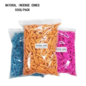 Natural aromatic incense cones bulk pack 500g home fragrance zen meditation relaxation